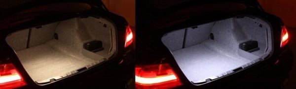 BMW NEW GENUINE 1 2 3 4 5 7 X1 LED LUGGAGE TRUNK COMPARTMENT LIGHT 63312348803 - Image 3