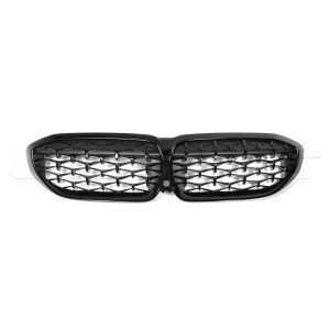 NEW GENUINE BMW 3 SERIES G20 M340i HIGH GLOSS BLACK FRONT KIDNEY GRILLE 51139448475