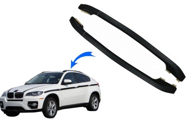 Roof Rails suitable for BMW X6 E71 E72 (2008-2015) Black - Image 9
