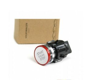 NEW GENUINE AUDI A3 20- Q3 19- ENGINE IGNITION START STOP BUTTON SWITCH CHROME 4N0905217A