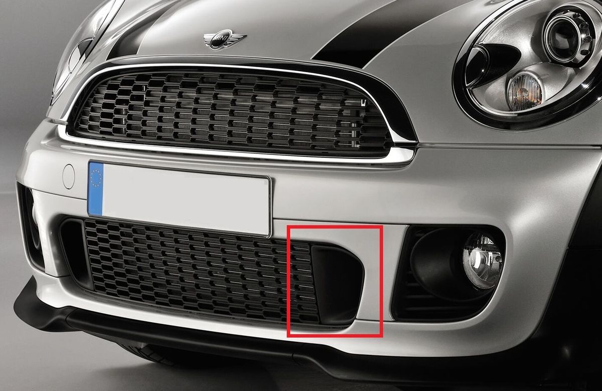 MINI NEW GENUINE JCW FRONT BUMPER BRAKE AIR DUCT GRILL LEFT N/S 51747328781 - Image 2