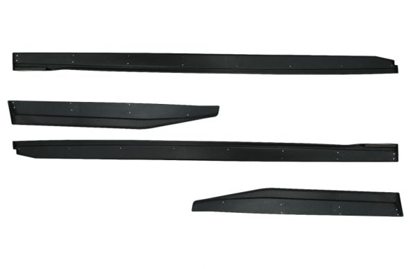 Add-On Side Skirts Extensions Splitters suitable for FORD Mustang Mk6 VI Sixth Generation (2015-2020) GT 500 Design - Image 11
