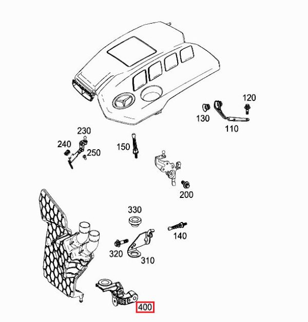 NEW GENUINE MERCEDES BENZ MB E CLASS W213 ENGINE BRACKET A6542200000 - Image 2