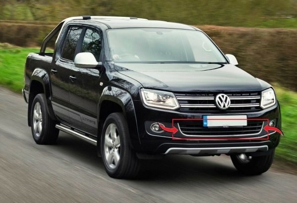 NEW GENUINE VOLKSWAGEN VW AMAROK FRONT BUMPER LOWER CENTER GRILL TRIM CHROME 2HH8533472ZZ - Image 2