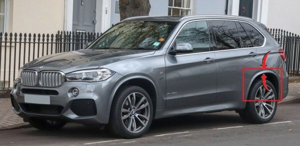 Genuine M Sport REAR LEFT Smooth Arch Wing Moulding For BMW X5 F15 - Image 2