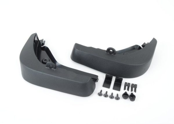NEW GENUINE AUDI A8 10-13 FRONT MUD FLAPS SPLASH GUARD PAIR 4H0075111