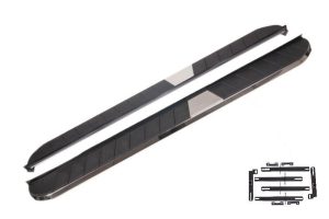 Running Boards Side Steps suitable for MITSUBISHI Outlander III (2012-2018) ASX (2010-2018) KITT Design