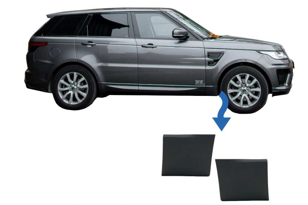 Front Lower Fender Moldings suitable for Land Land Rover Range Rover Sport L494 (2013-up) Black