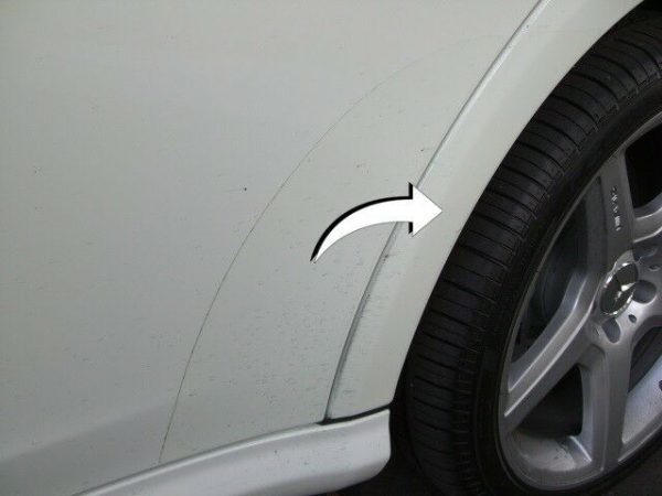 NEW GENUINE MERCEDES BENZ CLS CLASS W219 REAR FENDER PROTECTIVE FOIL LEFT N/S A2196980778 - Image 2