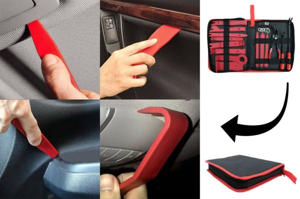 Auto Trim Removal Tool Kit 19 PCS Portable Zipper Bag - Image 7