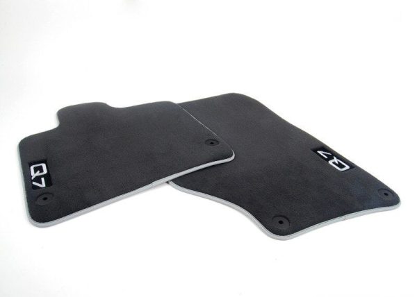 NEW GENUINE AUDI Q7 2010-2015 FRONT & REAR PREMIUM BLACK TEXTILE FLOOR MATS LHD 4L1061270PBMNO - Image 6