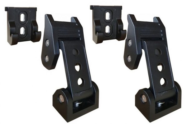 Hood Catches Lock Kit suitable for Jeep Wrangler JK JL (2007-2018) Satin Black Finish - Image 2