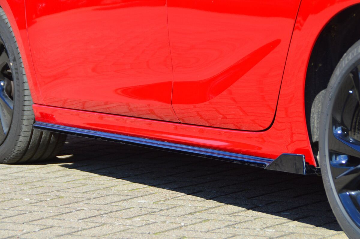 Performance Side skirts addons / Blades / diffusers / sill covers with Wing For Opel Corsa F 2019+ - Image 3