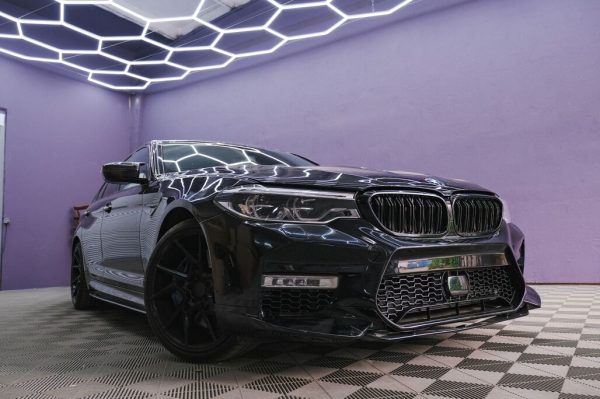 Side Skirts Extension suitable for BMW 5 Series G30 Limousine G31 Touring (2017-up) M Design Piano Black - Image 14