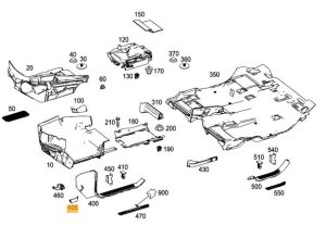 NEW GENUINE MERCEDES BENZ MB ML CLASS W166 INTERIOR SERVICING FLAP RIGHT O/S A16668702827J07