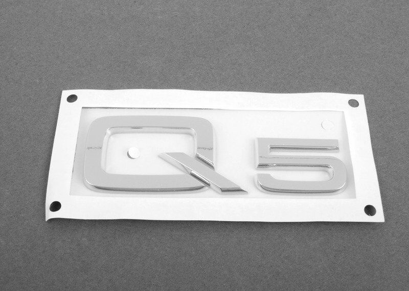 NEW GENUINE AUDI Q5 2009-2017 REAR TRUNK LID Q5 CHROME BADGE EMBLEM 8R08537412ZZ - Image 3
