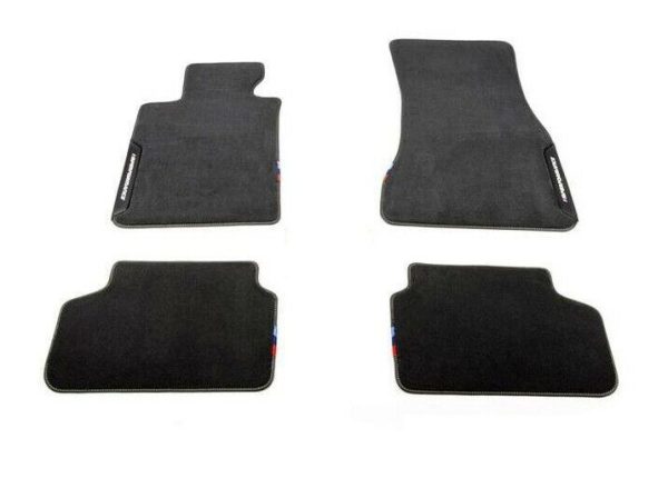 NEW GENUINE BMW 1 SER F40 2 SER F44 M PERFORMANCE FLOOR MATS LHD FRONT AND REAR 51472468486