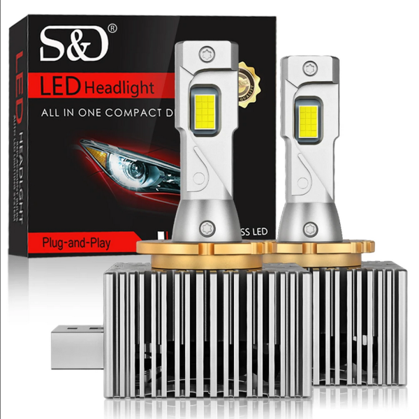 LED D1S Headlight bulbs (2pcs.) HID Xenon replacement Error free