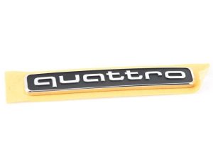 NEW GENUINE AUDI Q7 16-19 REAR TRUNK BOOT CHROME QUATTRO EMBLEM BADGE 4M08537372ZZ