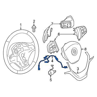 GENUINE NEW BMW STEERING WHEEL CONNECTING LINE WIRING HARNESS 32307848335 - Image 2