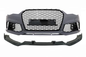 Front Bumper with Add-On Spoiler Lip suitable for Audi A6 C7 4G (2011-2015) RS6 Design
