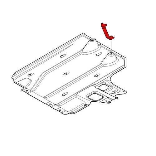 MINI NEW GENUINE COOPER R55 R56 R58 BRACKET FOR BELLY PAN UNDERFLOOR PANEL RIGHT 51752753166 - Image 2