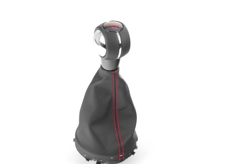 NEW GENUINE MINI F55 F54 F60 JCW MANUAL 6 GEAR LEATHER BLACK SHIFT KNOB 25117642001