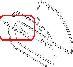 BMW NEW GENUINE 3 SERIES E92 R93 FRONT WINDOW TRIM MOLDING FINISHER CHROME RIGHT 51337119080 - Image 2