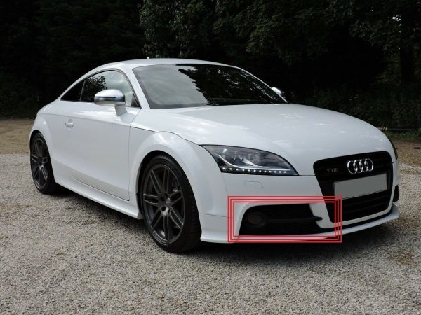 NEW GENUINE AUDI TTS S-LINE 11-14 FRONT BUMPER RIGHT LEFT FOG LIGHT GRILL SET - Image 2