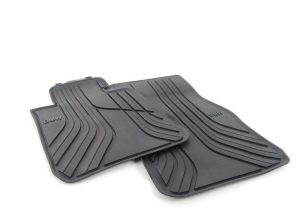 NEW GENUINE BMW 1' F20 F21 2' F22 F87 M2 FRONT ALL WEATHER RUBBER FLOOR MATS LHD 51472210208
