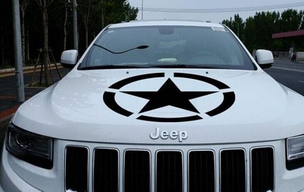 Sticker Star Universal suitable for Jeep Wrangler JK Truck or Other Cars Black - Image 8