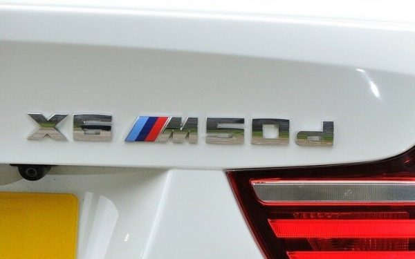 X6 M50d Genuine Rear Trunk Lid Lettering Badge Emblem Sticker Label - Image 2