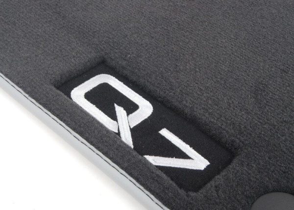 NEW GENUINE AUDI Q7 2010-2015 FRONT & REAR PREMIUM BLACK TEXTILE FLOOR MATS LHD 4L1061270PBMNO - Image 4