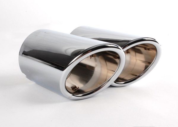 NEW GENUINE AUDI A4 08-16 A5 08-16 A6 11-14 STAINLESS STEEL EXHAUST TIP TRIMS 8K0071762 - Image 3