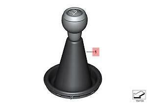 NEW MINI GENUINE COOPER R60 R61 JCW SHIFT 6 SPEED KNOB WITH LEATHER BOOT SILVER 25119802818 - Image 2