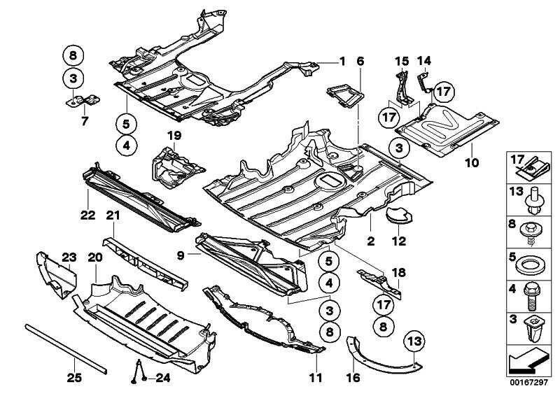 BMW NEW GENUINE 3 SERIES E92 2005-2012 UNDER ENGINE COVER SHIELD 51758046335 - Image 2