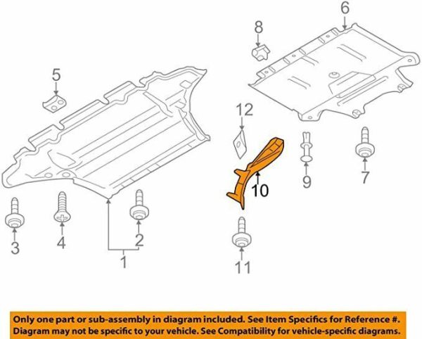 FOR NEW GENUINE AUDI A4 S4 B8 2008-2015 FRONT WHEEL ARCH TRIM SPOILER LIP LEFT N/S - Image 2