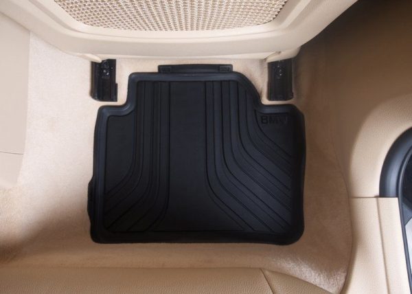 FOR NEW GENUINE BMW 3 SER F30 F31 F34 F80 M3 REAR ALL WEATHER RUBBER FLOOR MATS - Image 8