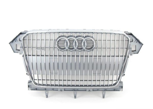 NEW GENUINE AUDI A4 ALLROAD 2010-2016 FRONT BUMPER RADIATOR GRILL PLATINUM GREY 8K0853651S1RR