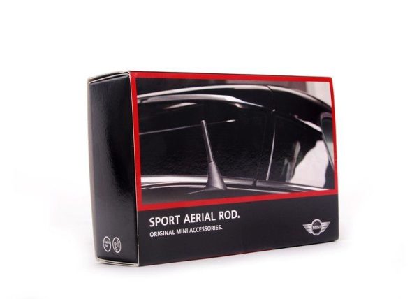 MINI NEW GENUINE R50 R52 R55 R56 R57 R59 SHORT ROD SPORT BLACK ANTENNA 65202296772 - Image 6