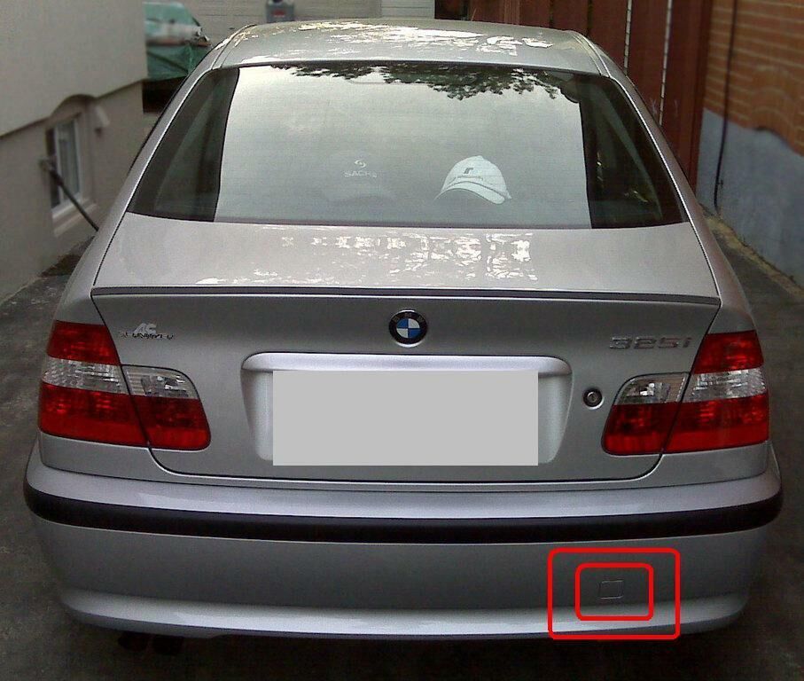 BMW GENUINE 3 SERIES E46 2001-2005 SALOON REAR TOW HOOK EYE COVER 51127173660 - Image 3