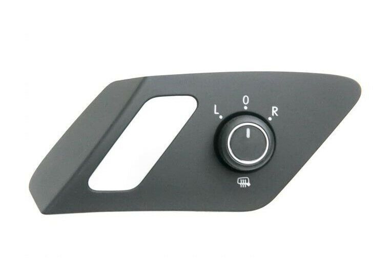 NEW GENUINE VW GOLF MK7 FRONT SIDE VIEW MIRROR REGULATOR SWITCH WITH TRIM LHD 5G0959565ACICX