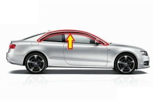 NEW GENUINE AUDI A5 COUPE 10-17 ROOF MOLDING TRIM RIGHT O/S BLACK 8T0853704H1P9