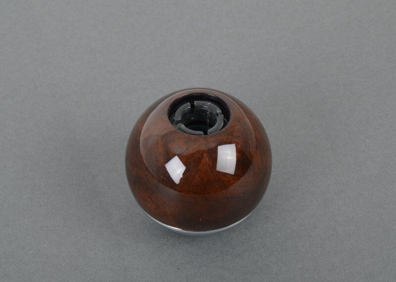 NEW GENUINE MINI R50 ONE R52 S R53 S MANUAL 6 GEAR WOOD CROME SHIFT KNOB 25117542273 - Image 2