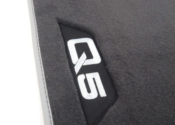 NEW GENUINE AUDI Q5 09-17 FRONT & REAR BLACK TEXTILE FLOOR MATS LHD 8R1061270MNO - Image 3