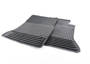 BMW NEW GENUINE 5 SERIES F07 FRONT ALL WEATHER BLACK RUBBER FLOOR MATS LHD 51472152348