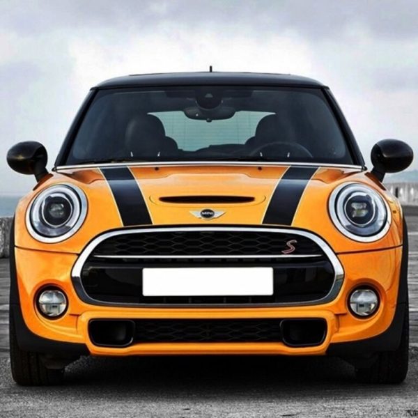 Set Sticker Vinyl White Black Hood Upper Bonnet suitable for MINI R50 R52 R53 R56 R57 Clubman R55 (2001-2017) Premium Quality - Image 4