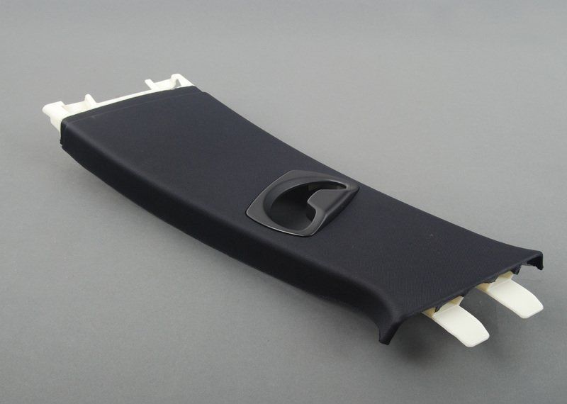 BMW NEW GENUINE 3 E90 E91 05-12 BLACK N/S LEFT CENTER B-PILLAR TRIM 51438036259