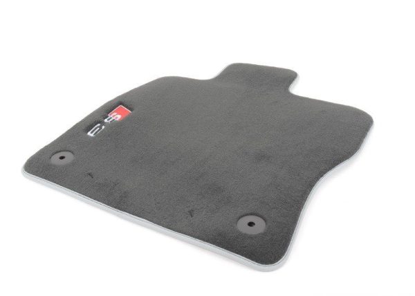 NEW GENUINE AUDI S3 2014-2020 FRONT & REAR PREMIUM BLACK TEXTILE FLOOR MATS LHD 8V5061270MNO - Image 3