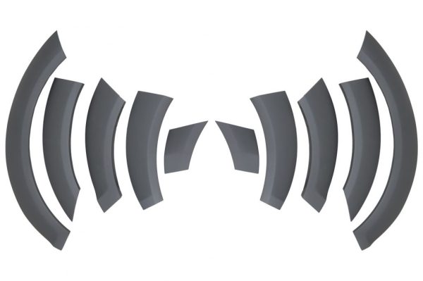 Fender Flares Wheel Arches suitable for Audi Q7 4L (2010-2015) Facelift Off Road Package - Side Strips